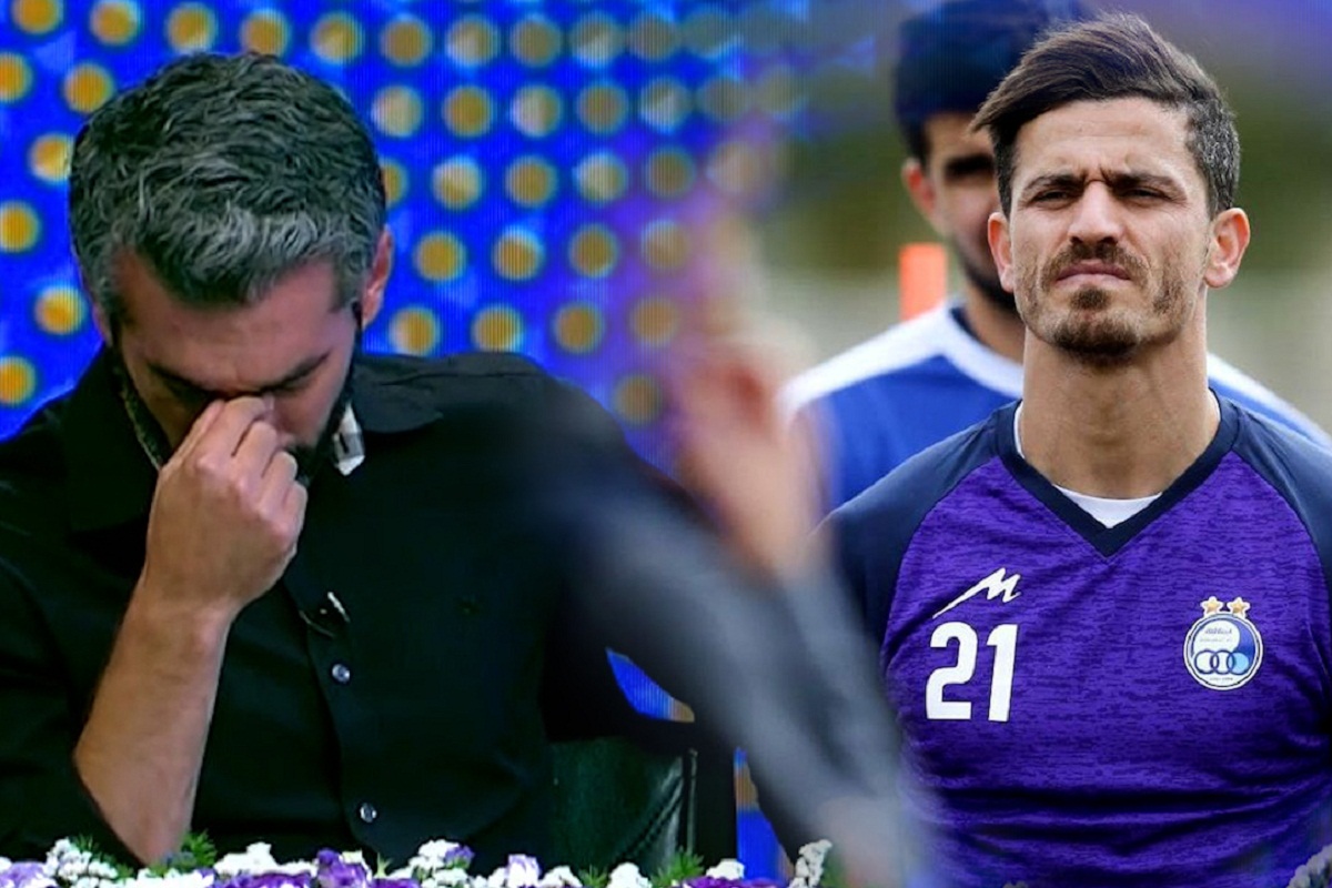 فیلم| بغض، گریه و اشک های مجتبی جباری برای وریا غفوری در برنامه فوتبال برتر