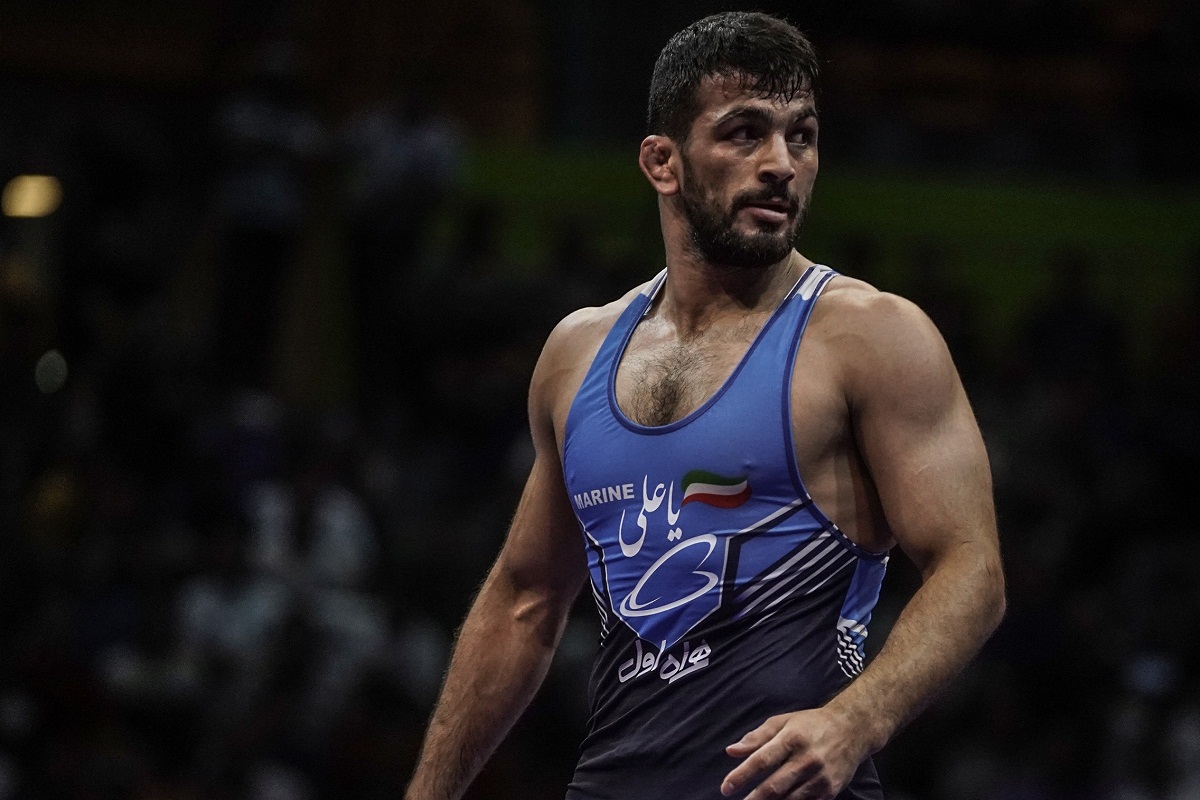 فیلم کامل| مسابقه حسن یزدانی با حریف اسلوواکی در نیمه نهایی مسابقات کشتی آزاد قهرمانی جهان 2022