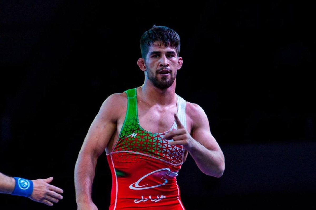 فیلم کامل| مسابقه یونس امامی با حریفی از استونی در دور دوم مسابقات کشتی آزاد قهرمانی جهان 2022