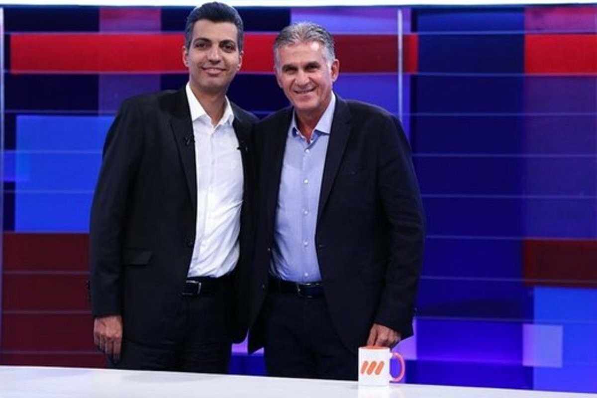 مصاحبه عادل فردوسی پور با کارلوس کی روش در برنامه فوتبال 360