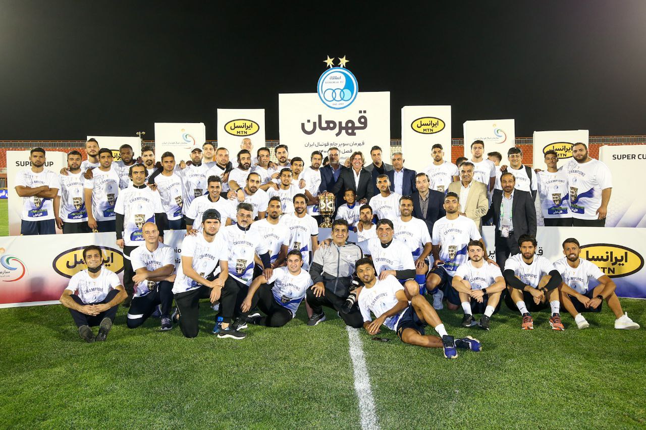 فیلم| شادی بازیکنان استقلال در رختکن به خاطر پاداش 3 برابری قهرمانی در سوپرجام