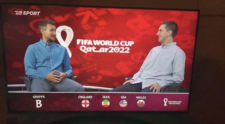 عکس| نمایش پرچم شیر و خورشید به جای پرچم ایران در برنامه جام جهانی شبکه تلویزیونی آلمان