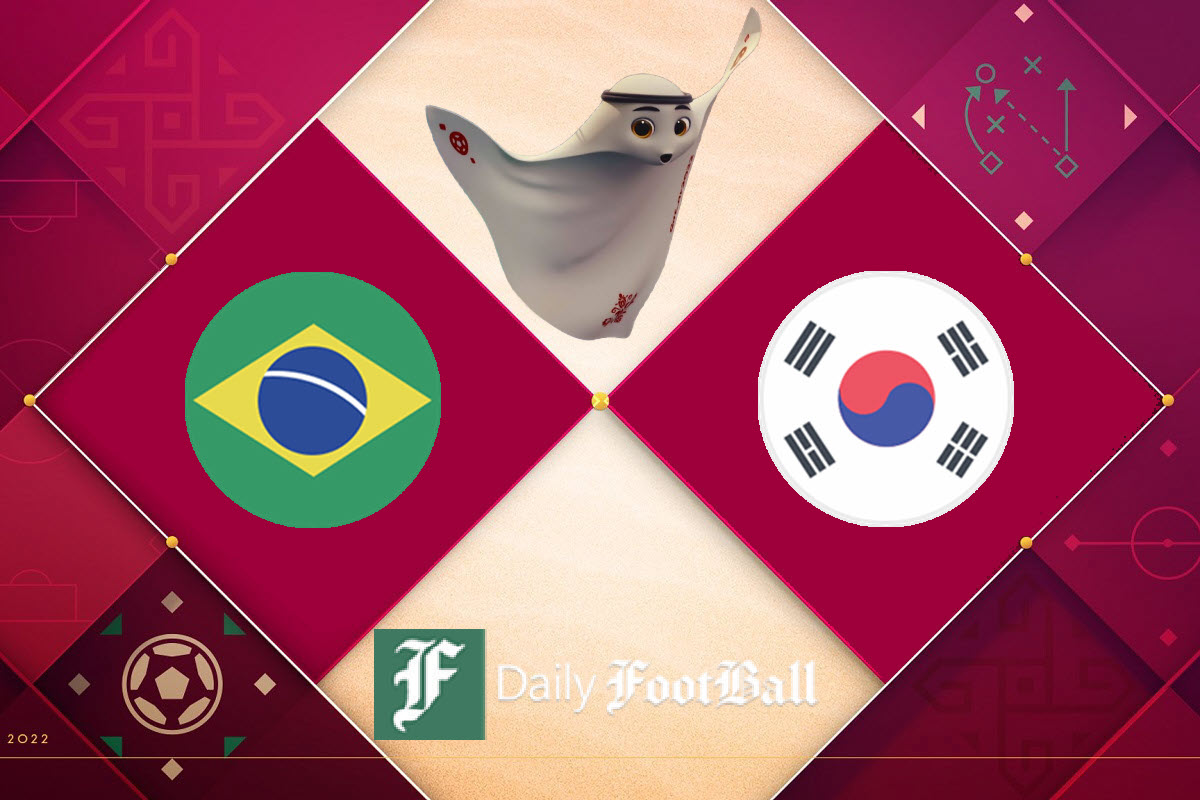 پخش زنده بازی برزیل و کره جنوبی امشب دوشنبه 14 آذر 1401
