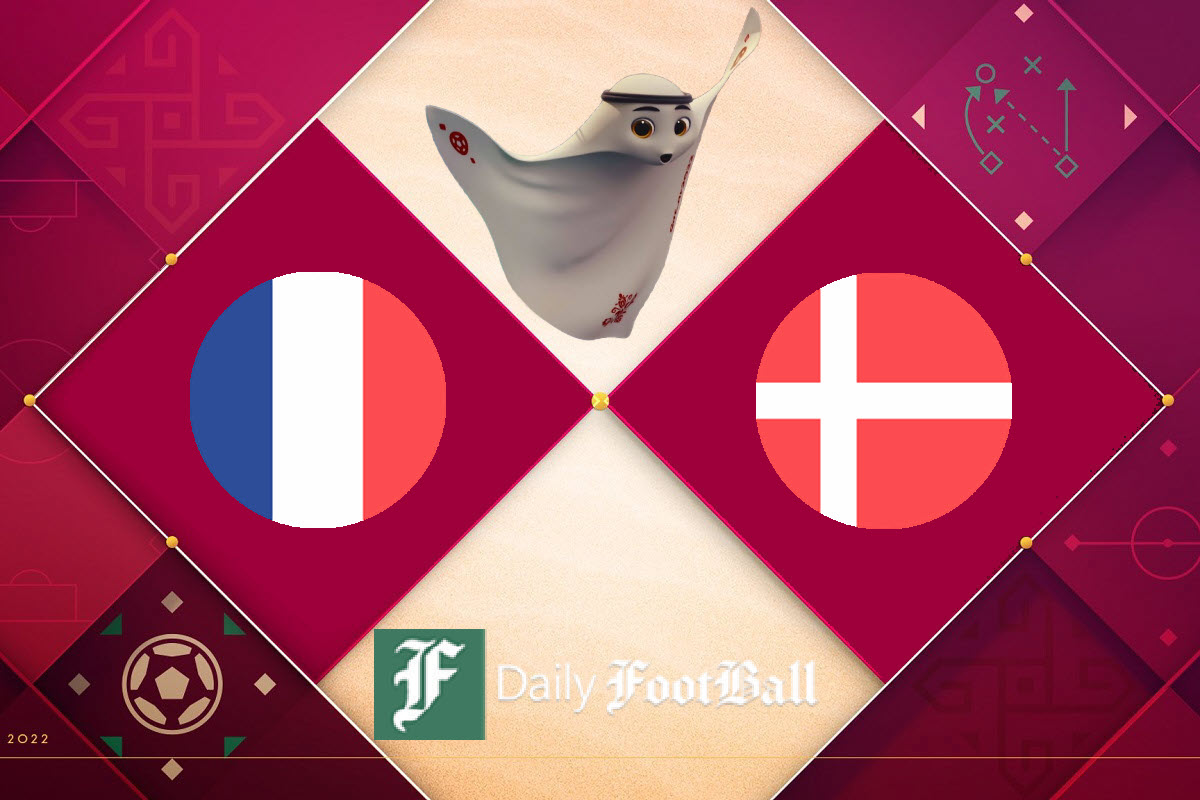 ساعت پخش زنده بازی فرانسه و دانمارک امشب شنبه 5 آذر 1401