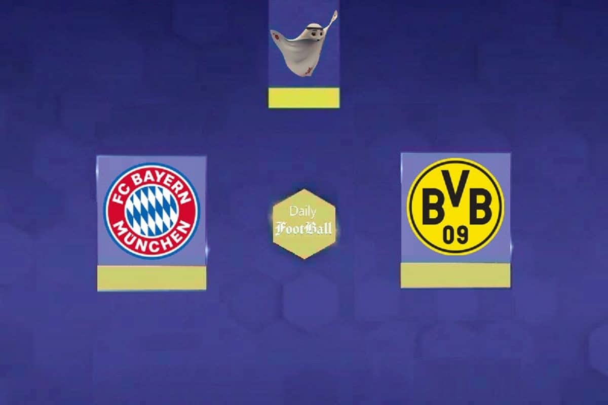 پخش زنده بازی بایرن مونیخ و دورتموند امشب شنبه 12 فروردین 1402