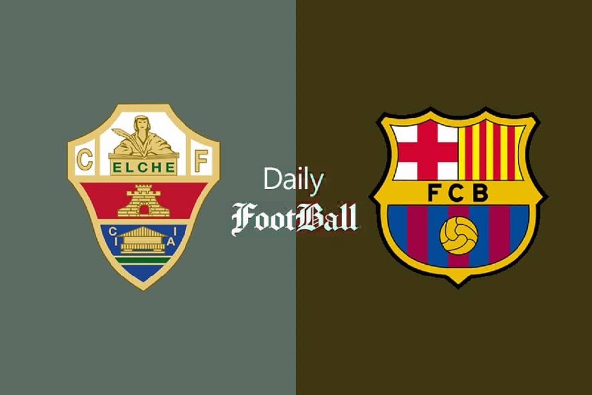 پخش زنده بازی بارسلونا و الچه امشب شنبه 12 فروردین 1402