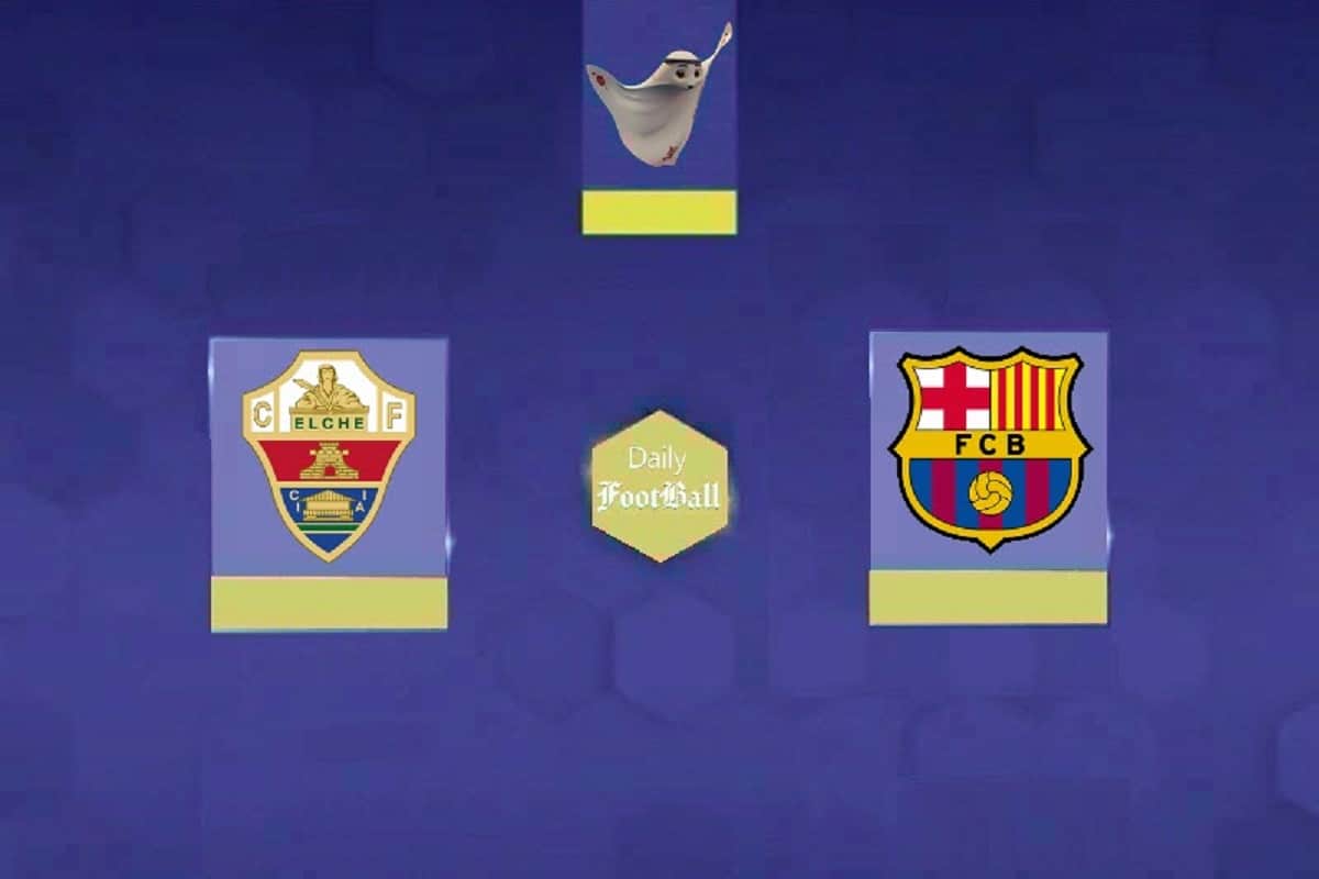 پخش زنده بازی بارسلونا و الچه امشب شنبه 12 فروردین 1402