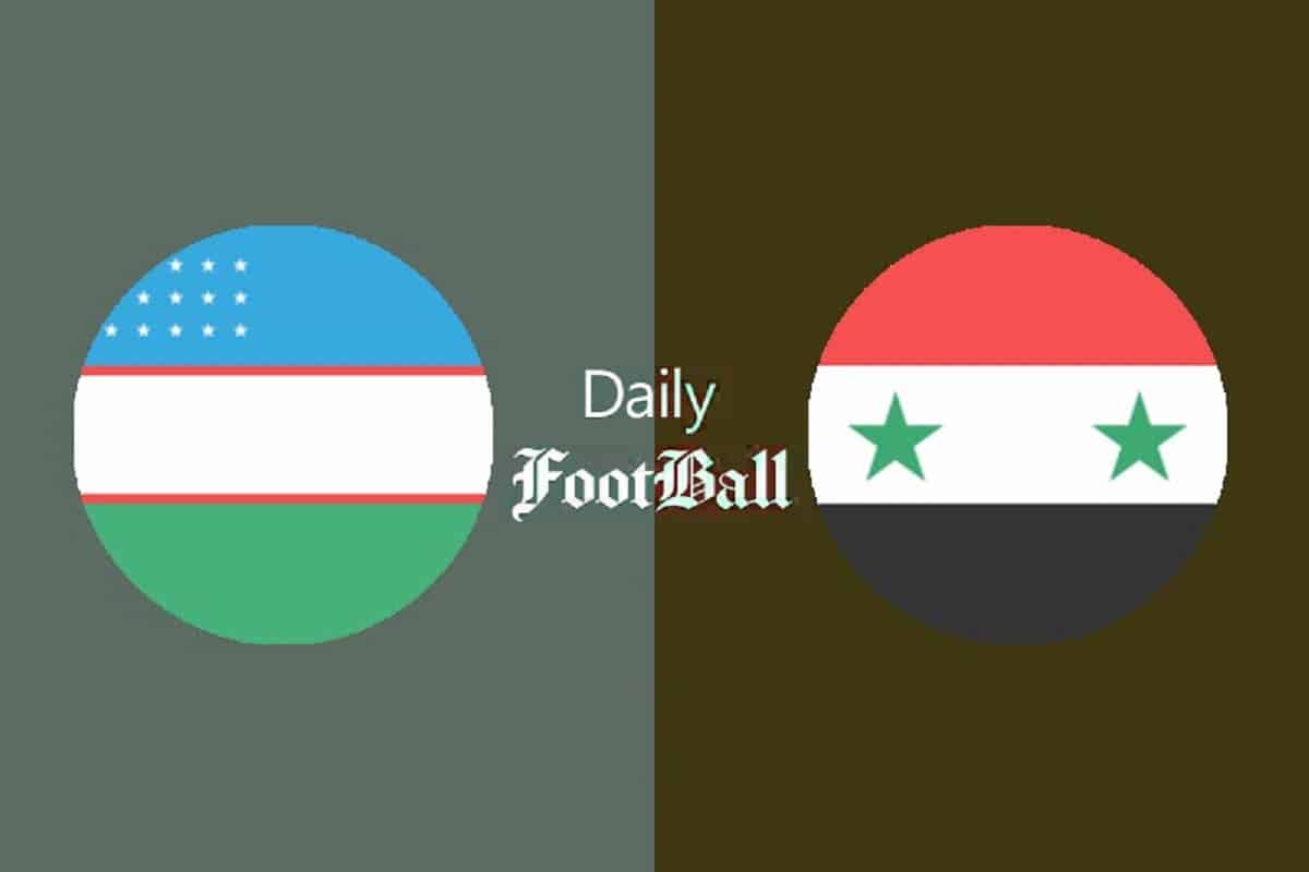 پخش زنده بازی ازبکستان و سوریه امشب شنبه 23 دی 1402