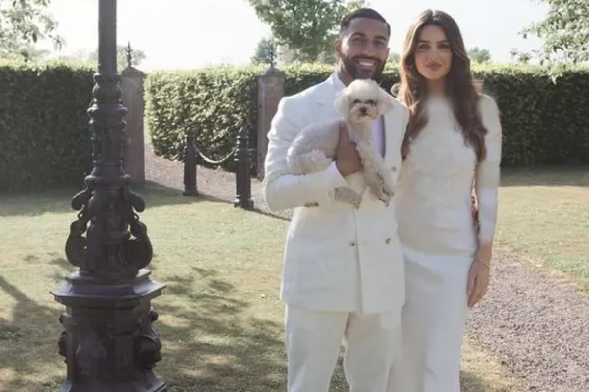 عکس| همسر بی حجاب سامان قدوس تماشاگر ویژه تیم ملی ایران در قطر