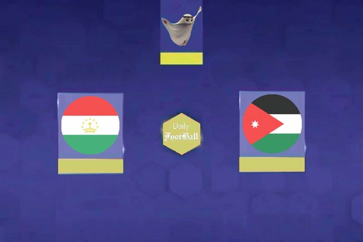 پخش زنده بازی تاجیکستان و اردن امروز جمعه 13 بهمن 1402