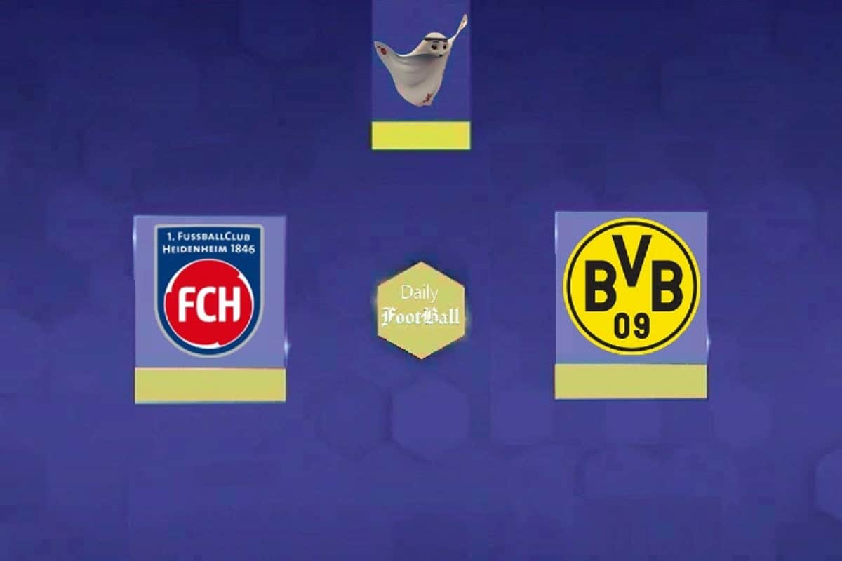 پخش زنده بازی دورتموند و هایدنهایم امشب جمعه 13 بهمن 1402