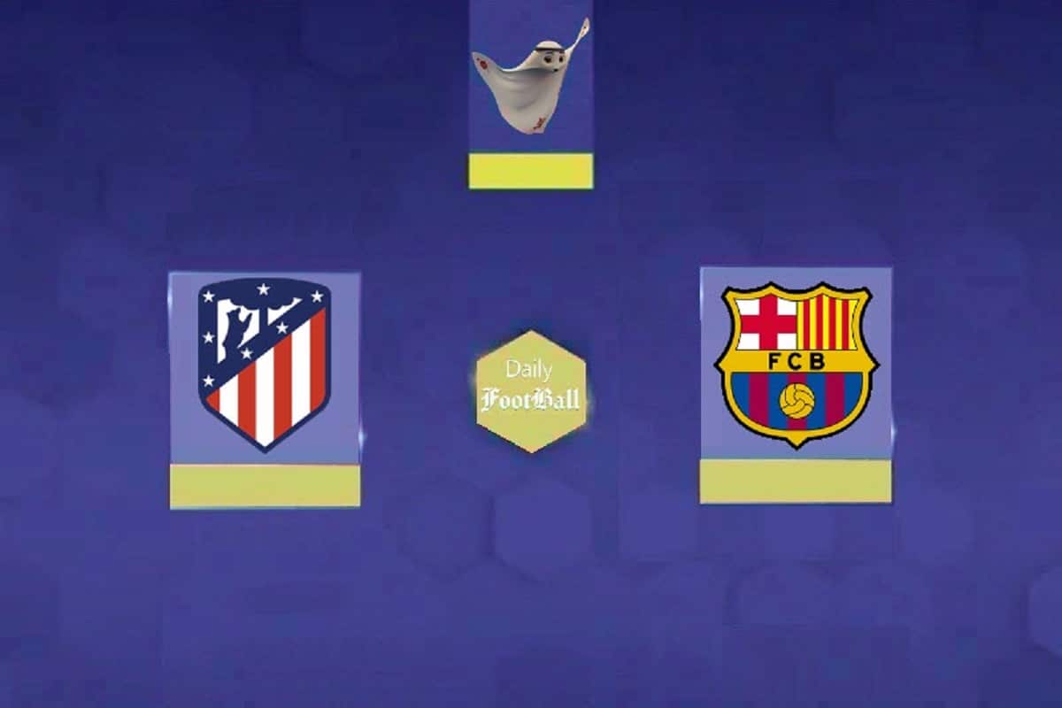 پخش زنده بازی بارسلونا و اتلتیکو مادرید امشب یکشنبه 27 اسفند 1402