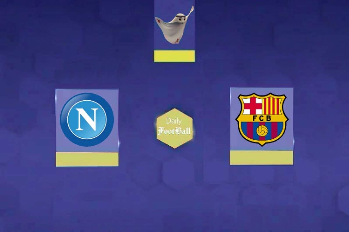پخش زنده بازی بارسلونا و ناپولی امشب چهارشنبه 2 اسفند 1402