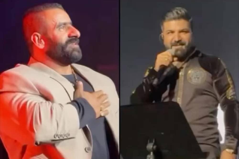 فیلم| حضور باشکوه هادی چوپان قهرمان ایرانی مستر المپیا در کنسرت مجید خراطها