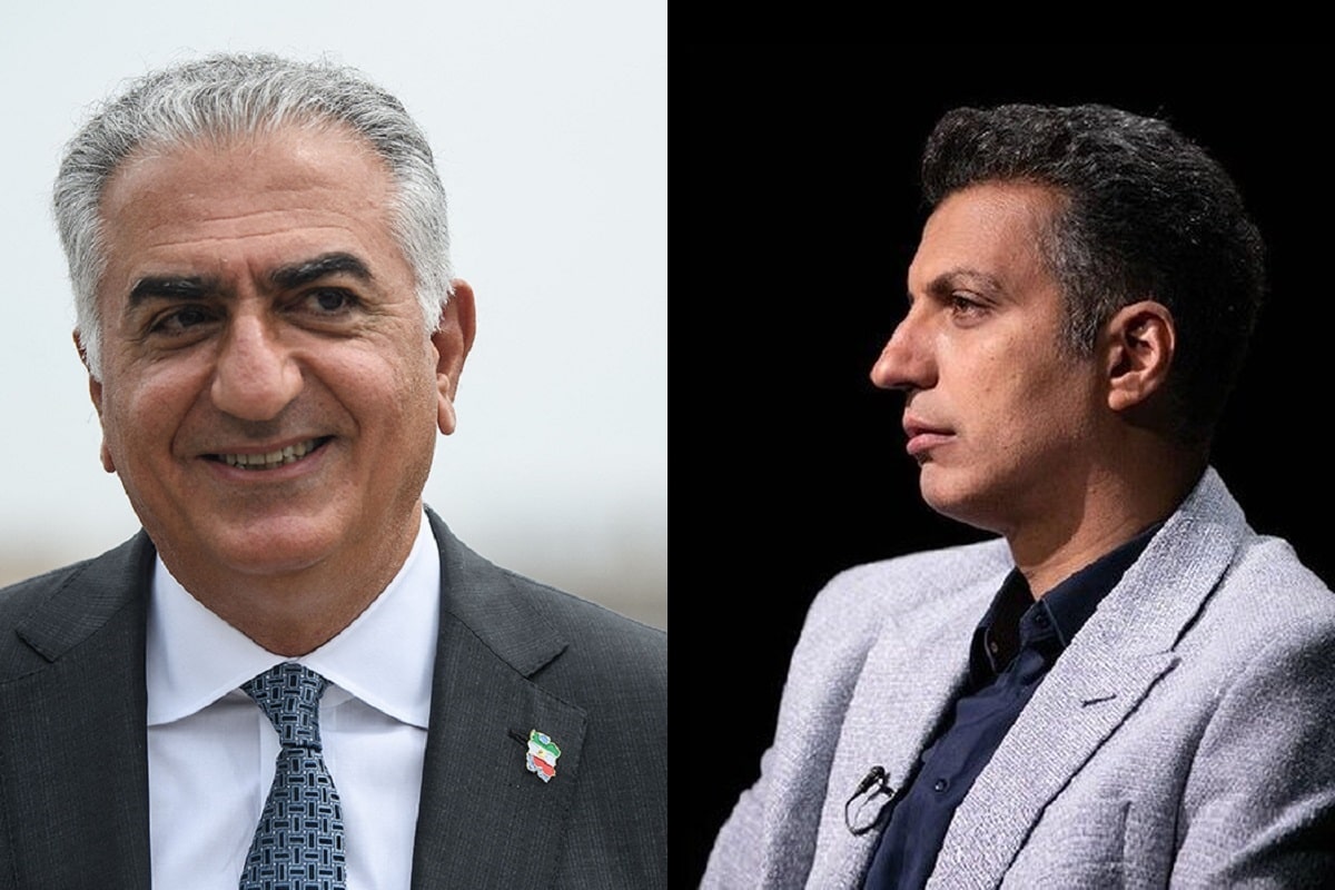 فیلم| وقتی رضا پهلوی با عادل فردوسی پور هماهنگ نیست!