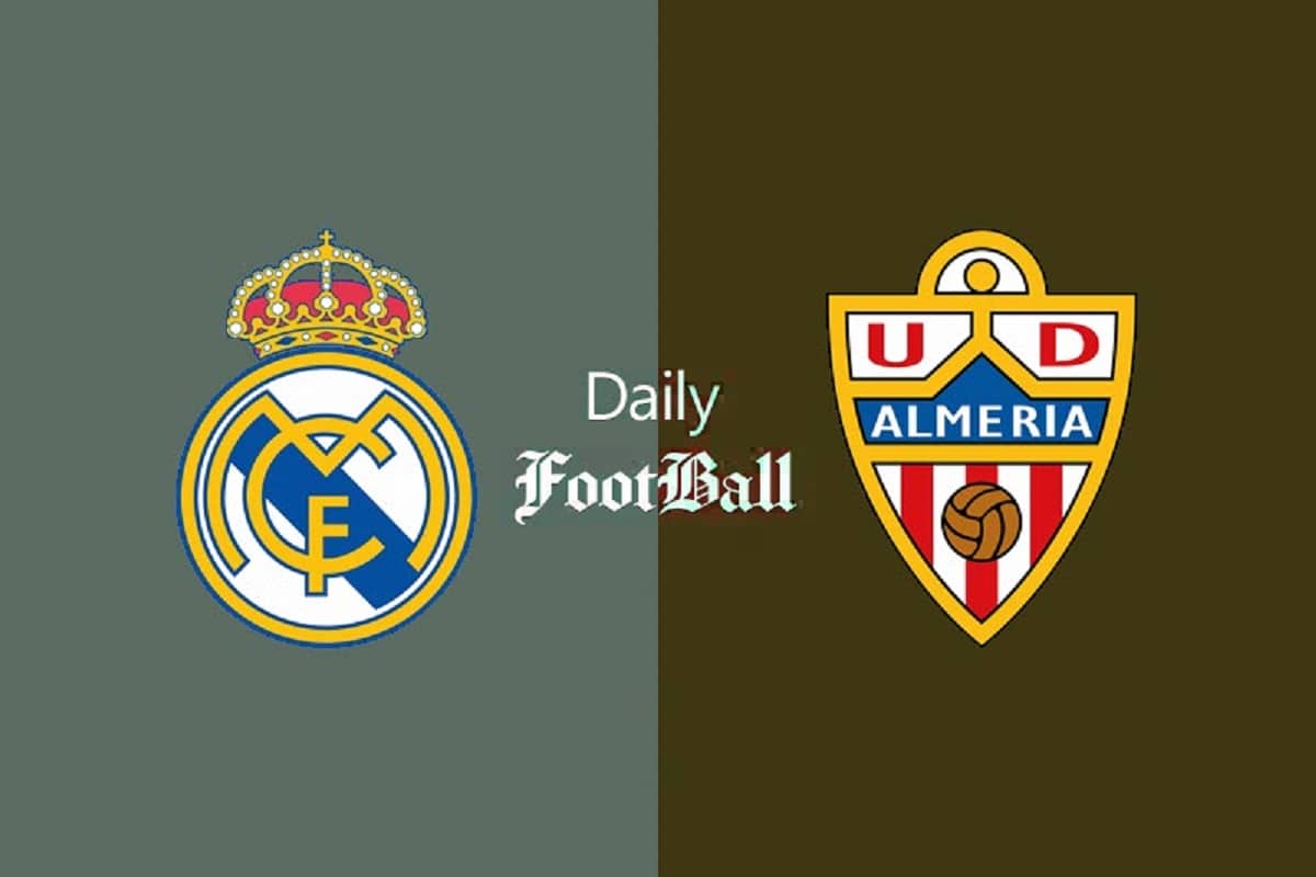 پخش زنده بازی رئال مادرید و آلمریا امشب شنبه 9 اردیبهشت 1402