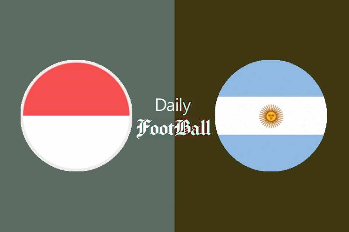 پخش زنده بازی آرژانتین و اندونزی امروز دوشنبه 29 خرداد 1402