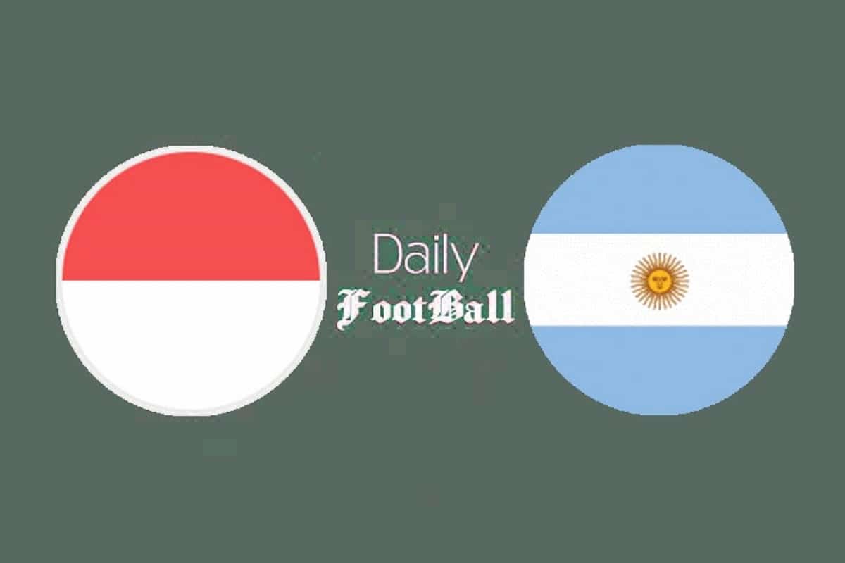 پخش زنده بازی آرژانتین و اندونزی امروز دوشنبه 29 خرداد 1402