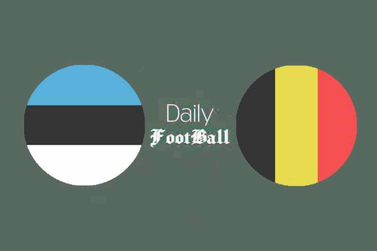 پخش زنده بازی بلژیک و استونی امشب سه شنبه 30 خرداد 1402