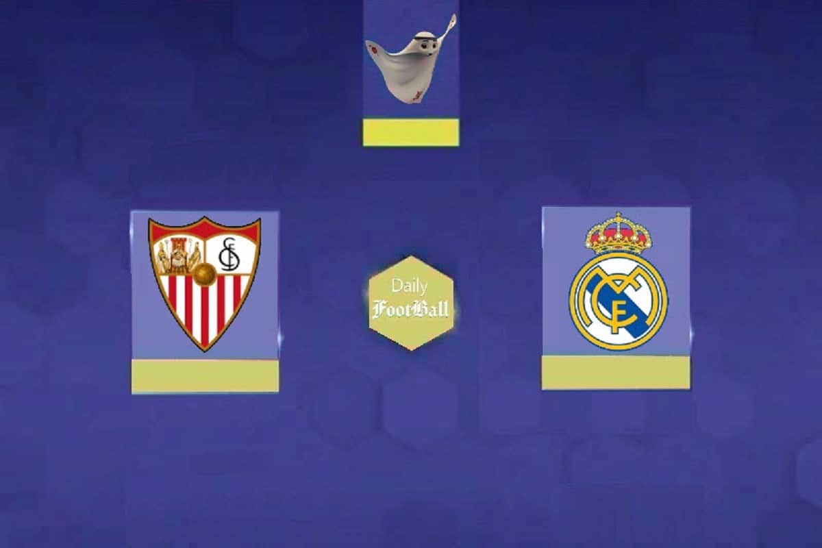 پخش زنده بازی رئال مادرید و سویا امشب شنبه 6 خرداد 1402