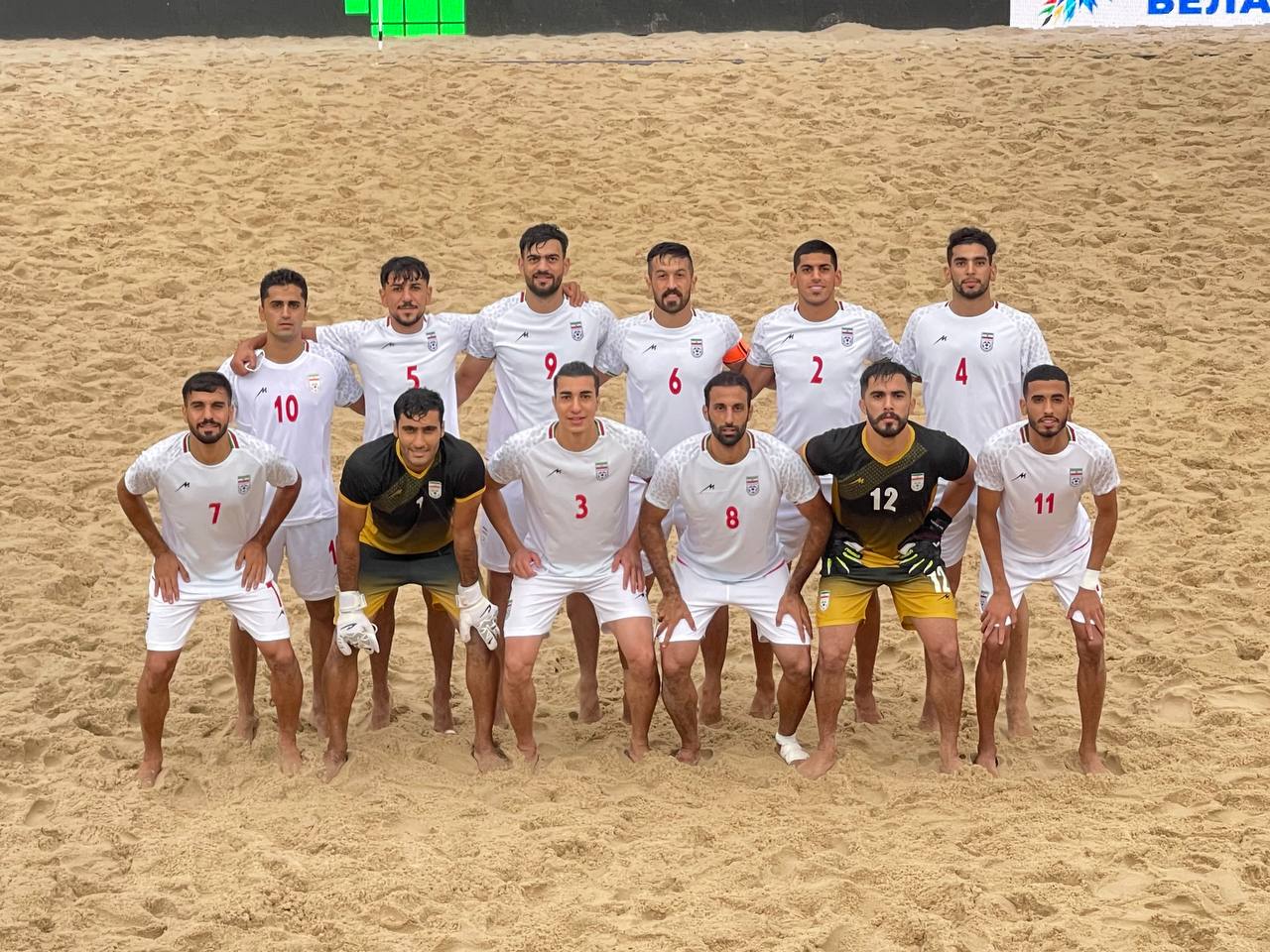 تیم ملی فوتبال ساحلی ایران 6 تایی شد