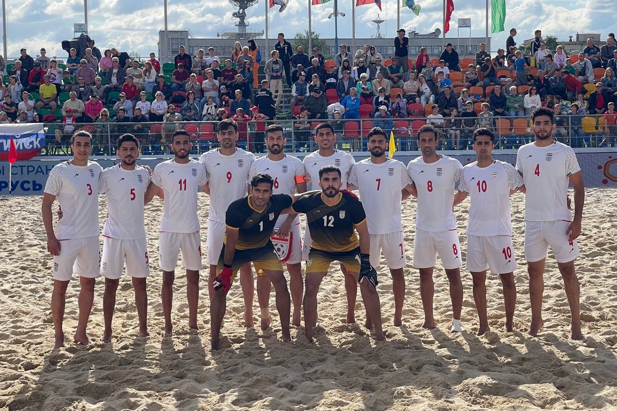 نتیجه بازی تیم ملی فوتبال ساحلی ایران و روسیه امروز سه شنبه 17 مرداد 1402