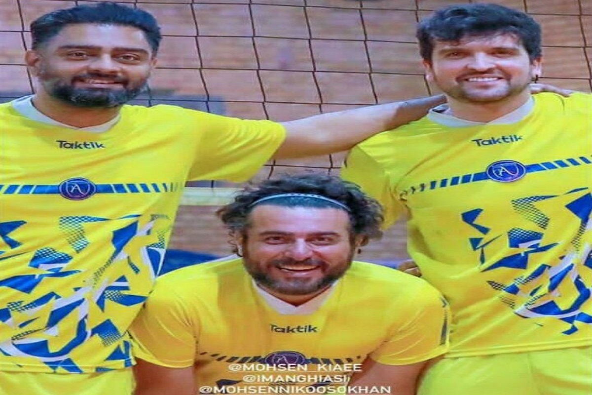 3 چهره محبوب صدا و سیما در یک تیم والیبال