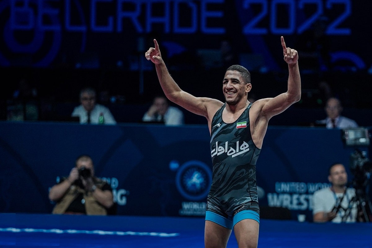 فیلم| مسابقه مجتبی گلیج با حریف ژاپنی در مسابقات کشتی آزاد قهرمانی جهان 2023