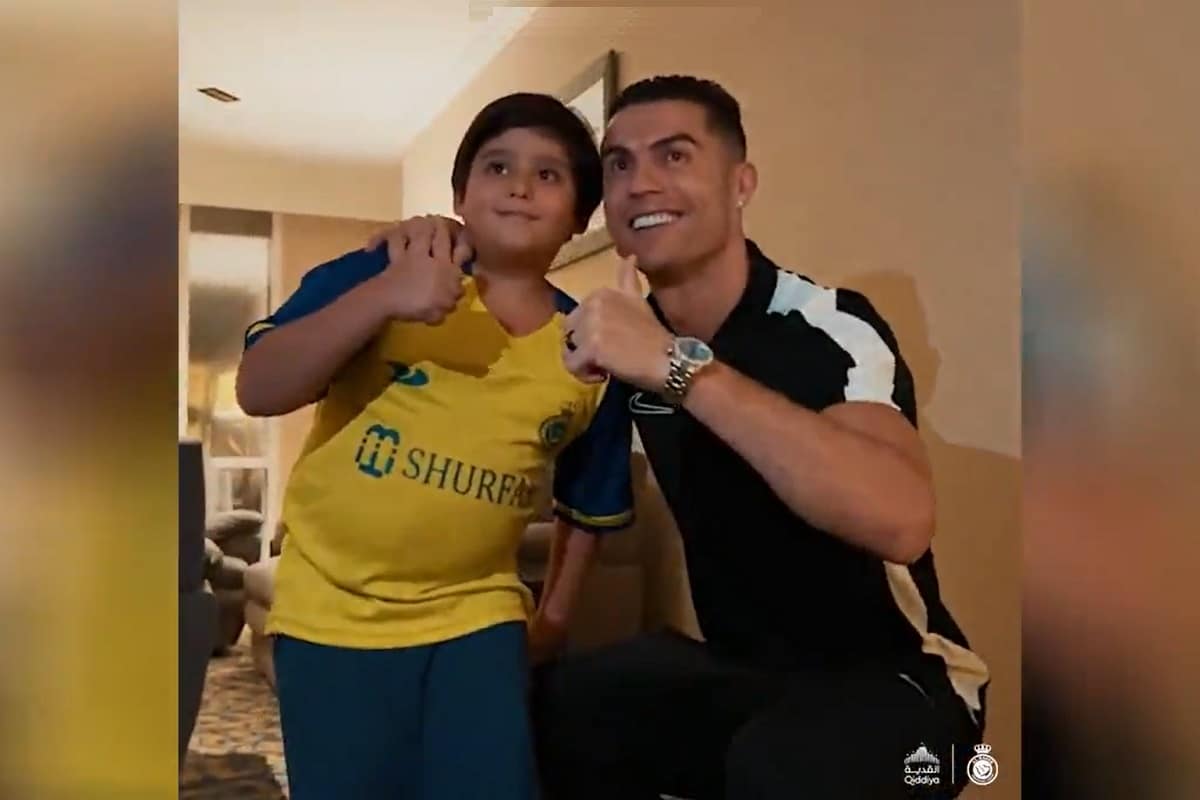 عکس| بهترین صحنه حضور رونالدو در ایران