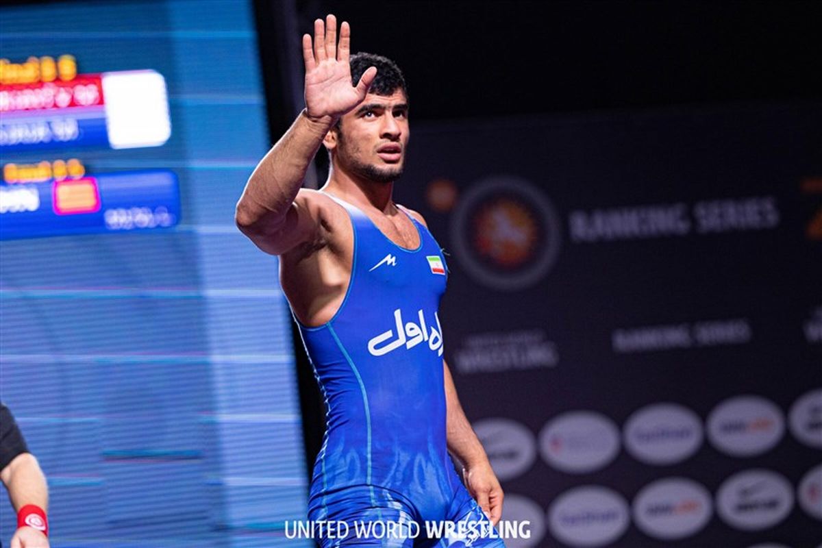 فیلم| مسابقه امین میرزازاده با حریف کوبایی در مسابقات کشتی فرنگی قهرمانی جهان 2023