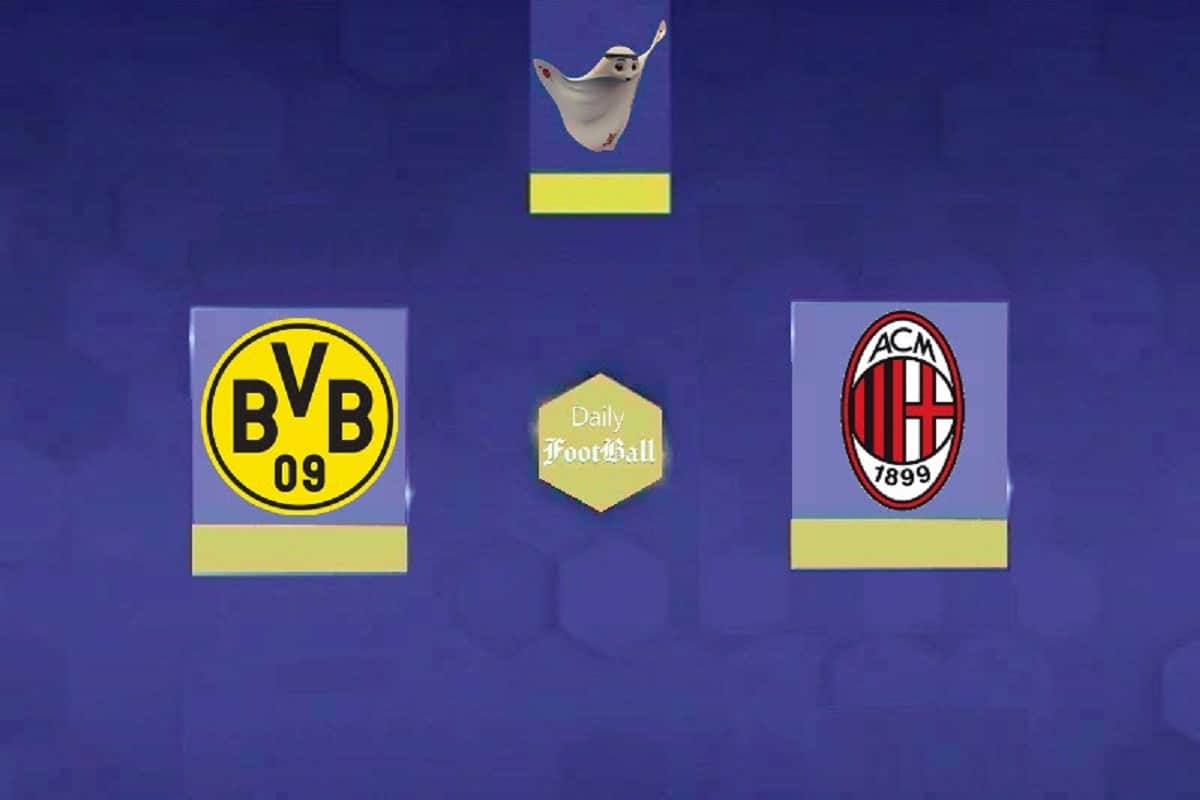 پخش زنده بازی دورتموند و میلان امشب چهارشنبه 12 مهر 1402