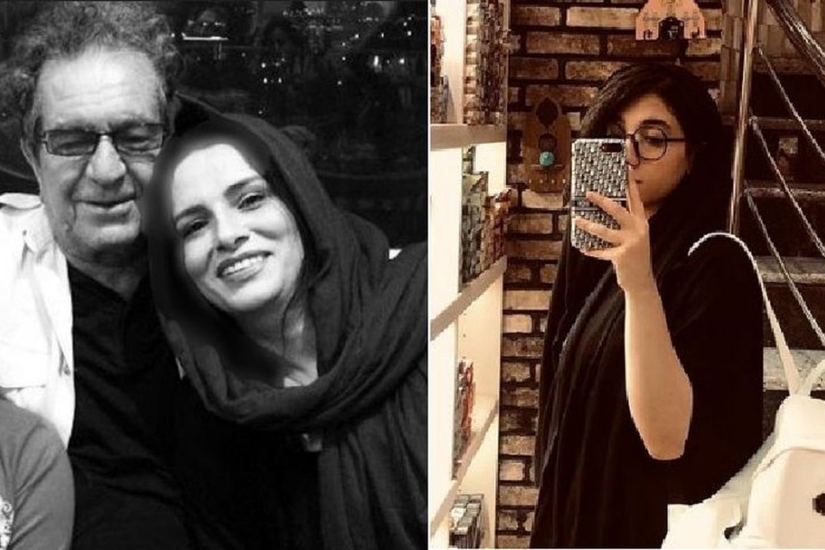 فیلم| جنجال بی غیرت ها در مراسم تشییع جنازه داریوش مهرجویی و وحیده محمدی فر