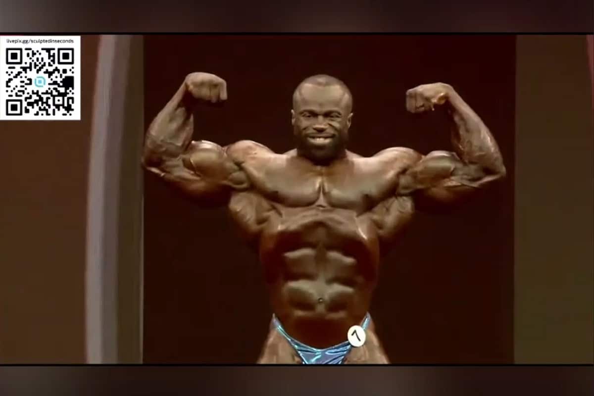 فیلم| فیگور سامسون داودا رقیب اصلی هادی چوپان در مستر المپیا 2023