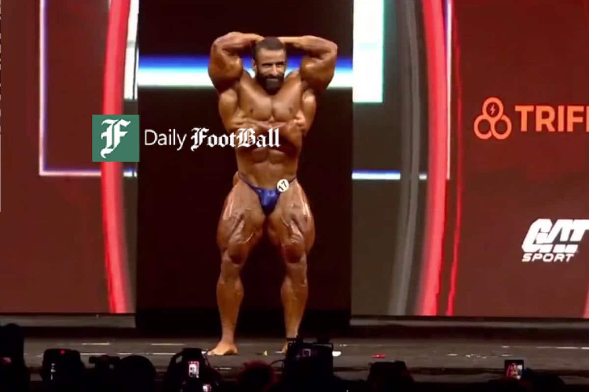 فیلم| فیگور نمایشی هادی چوپان در فینال مستر المپیا 2023