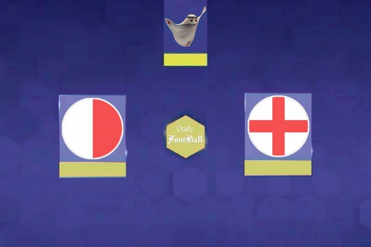 پخش زنده بازی انگلیس و مالت امشب جمعه 26 آبان 1402