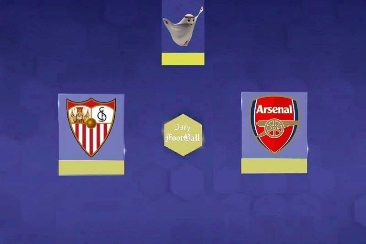 پخش زنده بازی آرسنال و سویا امشب سه شنبه 2 آبان 1402