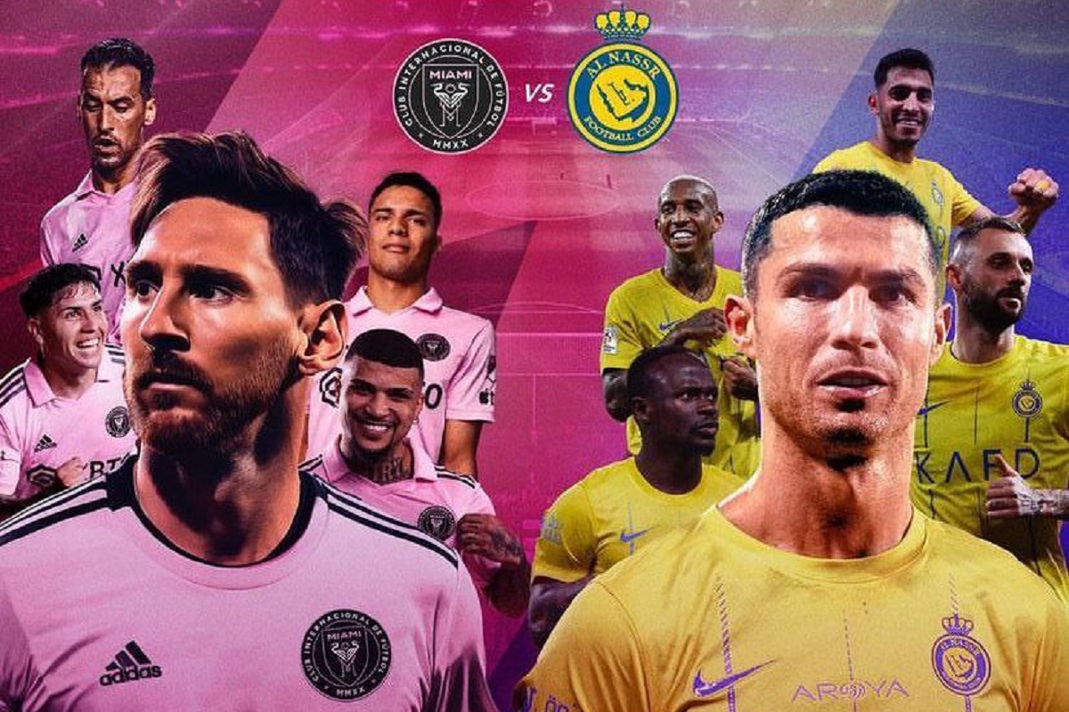 عکس| آخرین تقابل مسی و رونالدو در ریاض؛ زمان بازی دوستانه النصر و اینتر میامی
