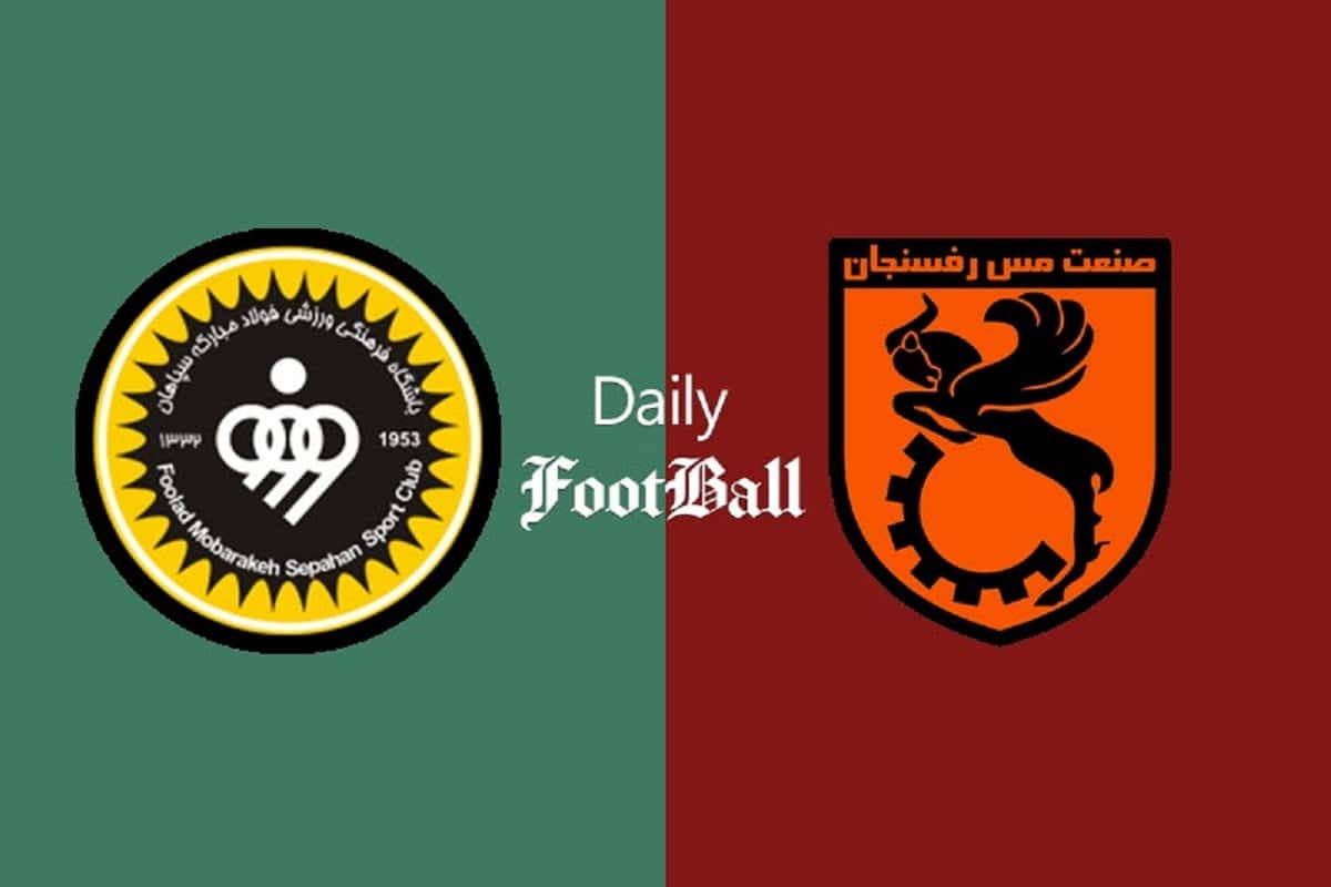 پخش زنده بازی سپاهان و مس رفسنجان امروز شنبه 18 آذر 1402