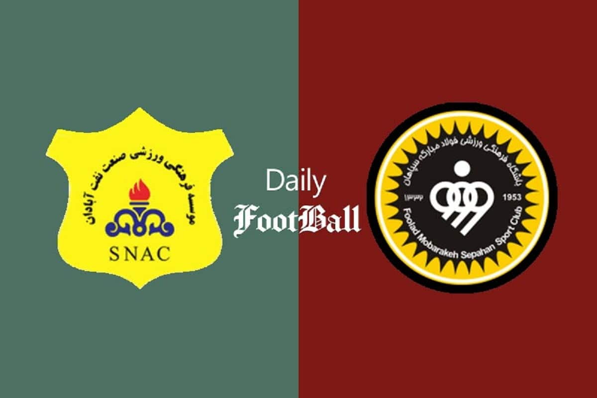 پخش زنده بازی سپاهان و صنعت نفت آبادان امشب دوشنبه 20 فروردین 1403