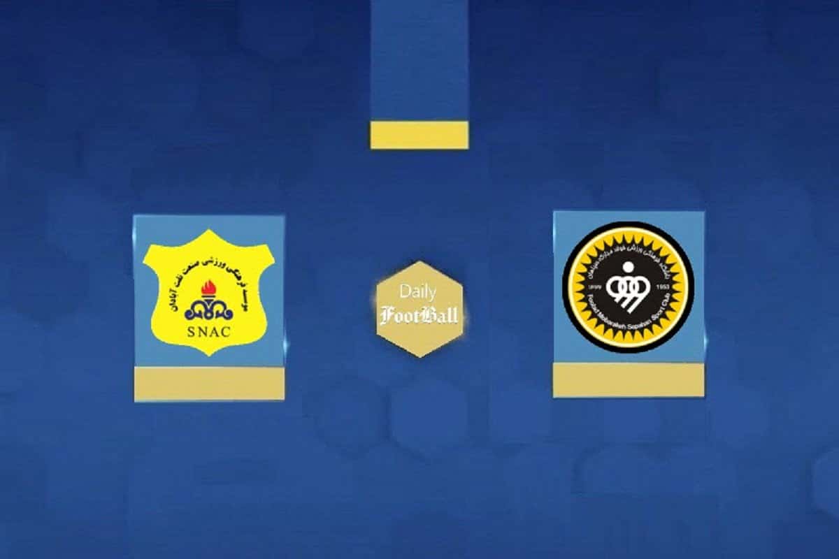 پخش زنده بازی سپاهان و صنعت نفت آبادان امشب دوشنبه 20 فروردین 1403