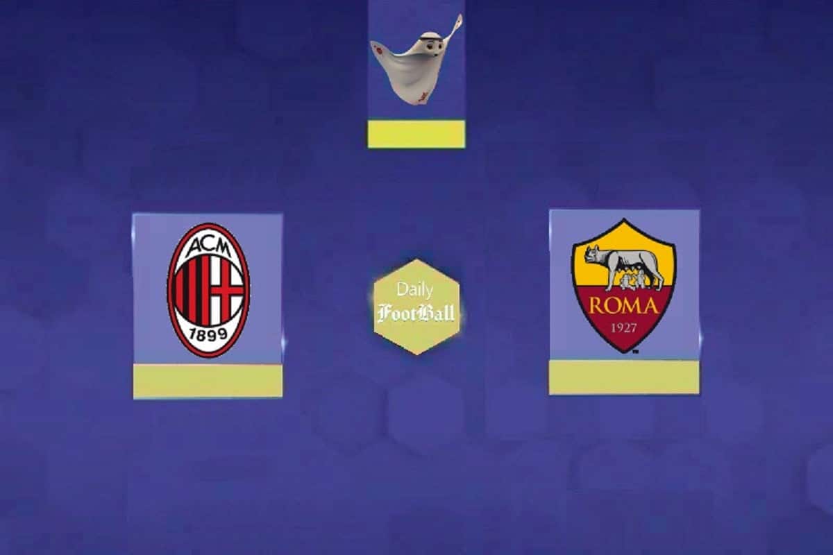 پخش زنده بازی میلان و رم امشب پنجشنبه 23 فروردین 1403