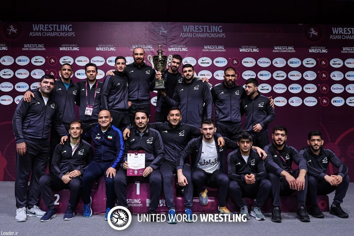 قدردانی کشتی گیران تیم ملی از رهبر انقلاب