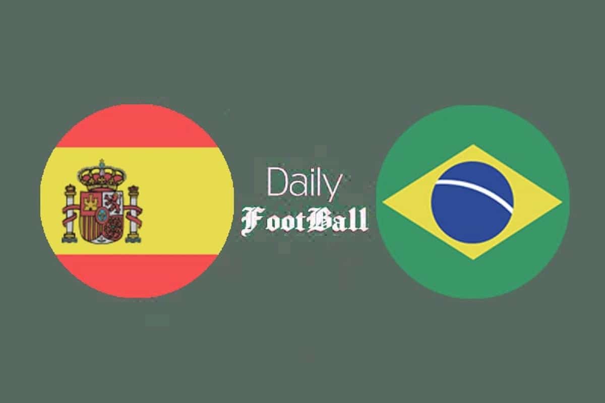 پخش زنده بازی اسپانیا و برزیل امشب سه شنبه 7 فروردین 1403