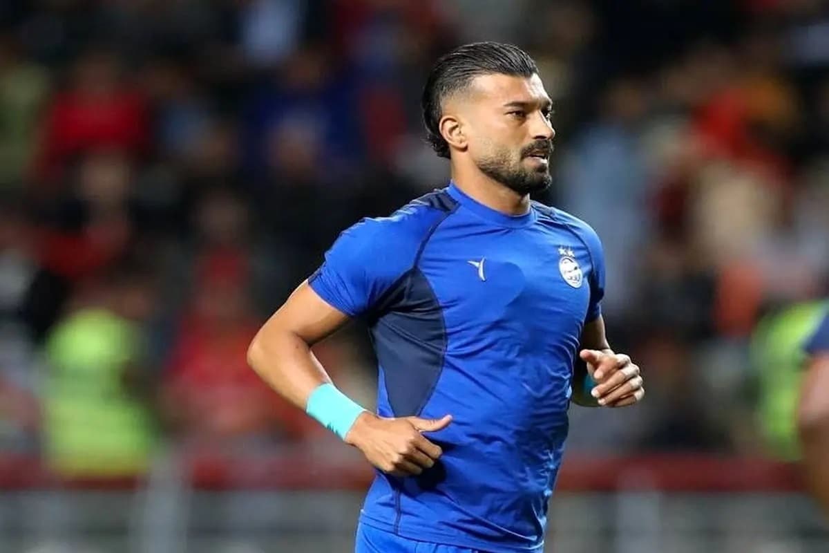 فیلم| بغل کردن هوادار زن توسط رامین رضاییان