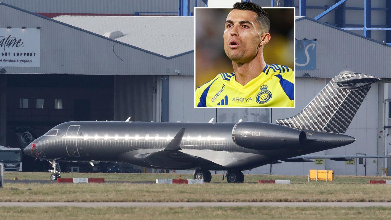 عکس| حادثه خطرناک برای هواپیمای شخصی رونالدو