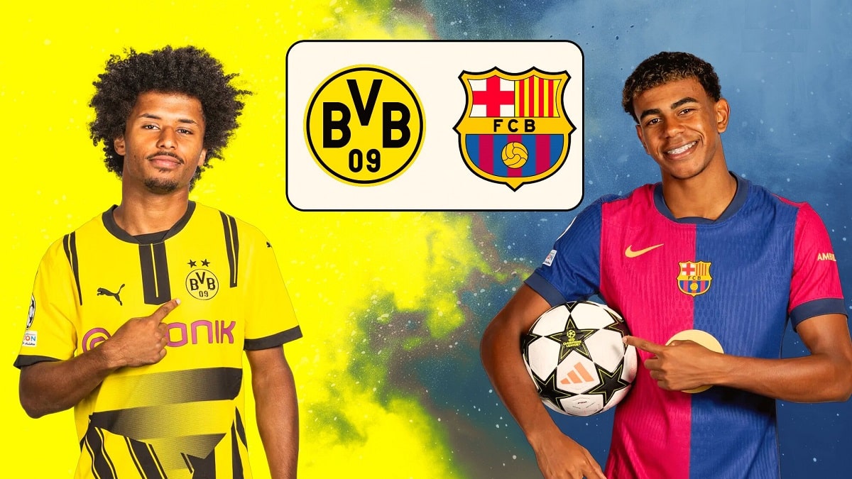 تاریخ و زمان بازی بارسلونا و دورتموند در لیگ قهرمانان اروپا 2025