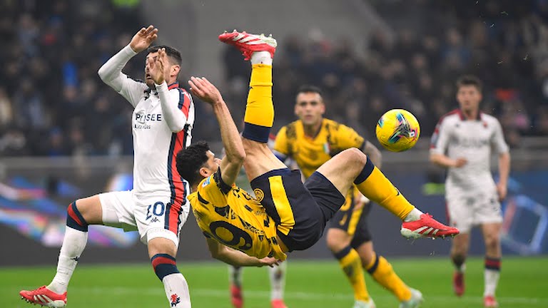 نتیجه بازی اینتر و جنوا| پیروزی اینترمیلان در حضور یک نیمه ای مهدی طارمی در هفته 26 سری آ