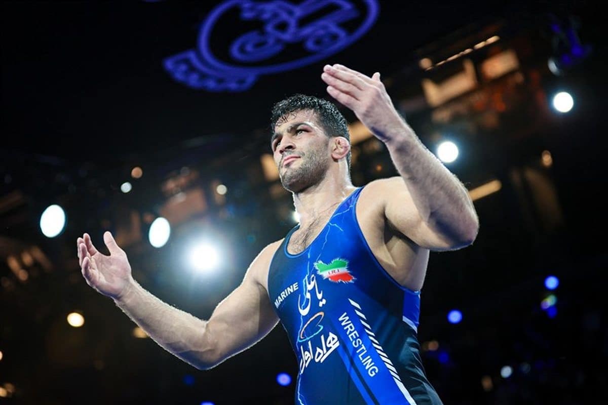 فیلم| مسابقه حسن یزدانی و حریف آمریکایی در فینال مسابقات کشتی آزاد رنکینگ مجارستان 2024