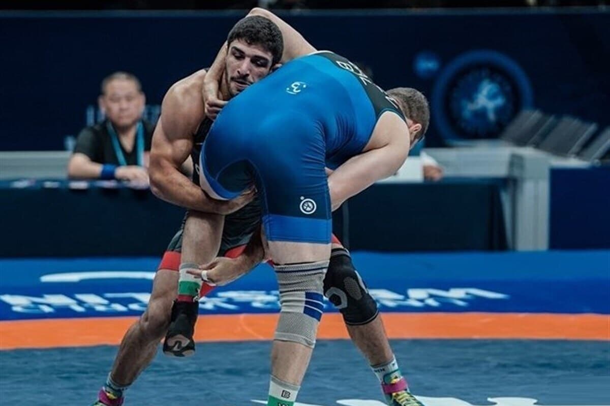 فیلم| کشتی کامل کامران قاسم پور و دیوید تیلور