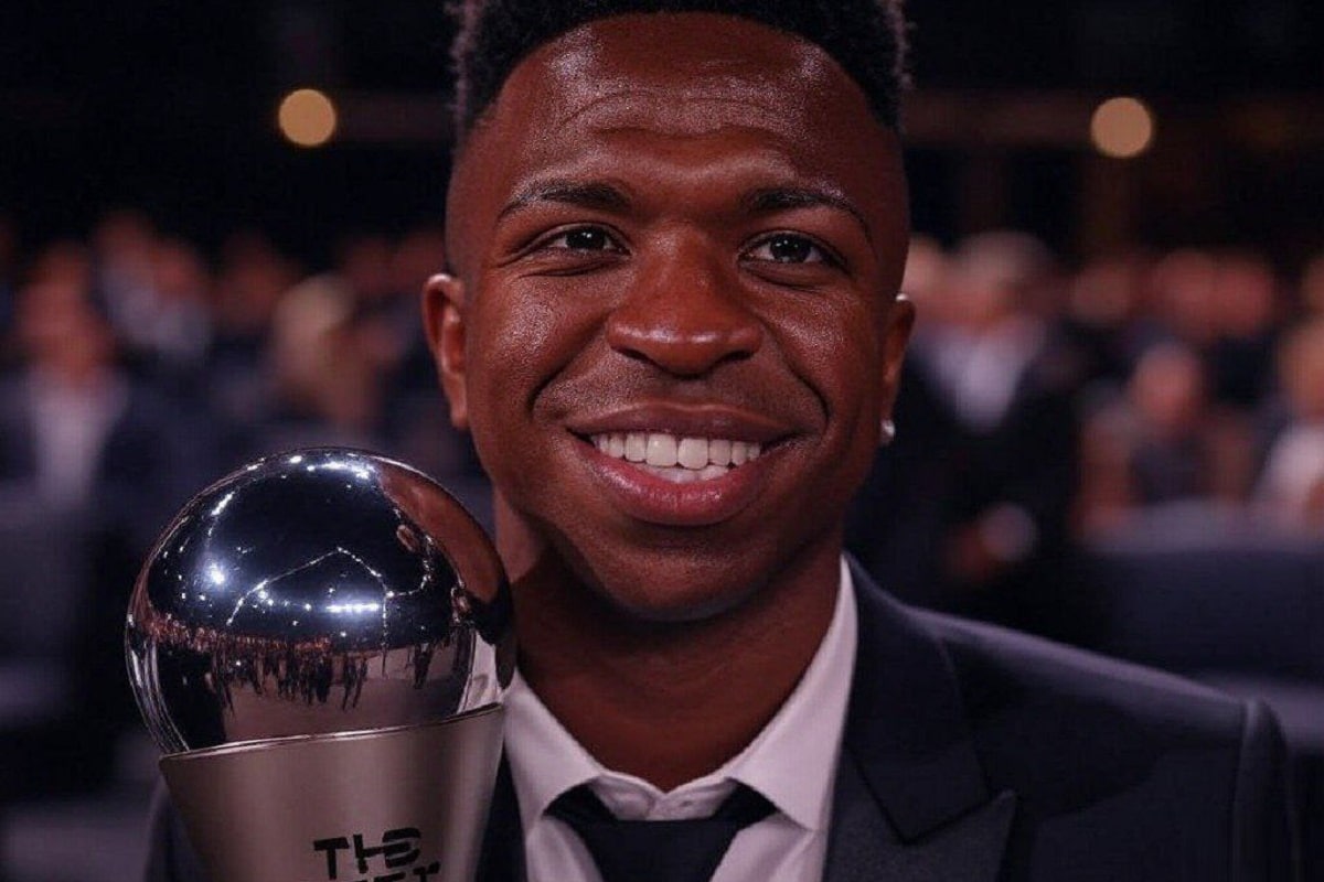 وینیسیوس جونیور برنده جایزه بهترین بازیکن سال The Best 2024 شد